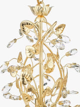 English Heritage Audley End 3 Light Tole Chandelier Ceiling Light - Gold