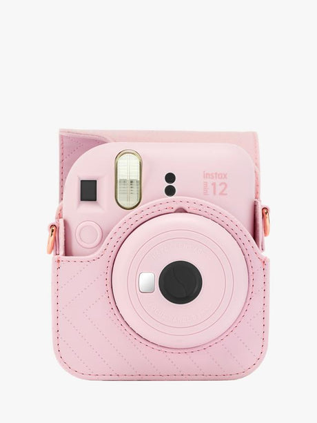 Fujifilm Instax Mini 12 Polaroid Camera & Accessories Bundle - Blush Pink
