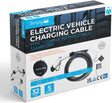 Simply Adjustable 5M 3Pin to Type 1 Electric Vehicle Flexible Charging Cable - Kazoop 