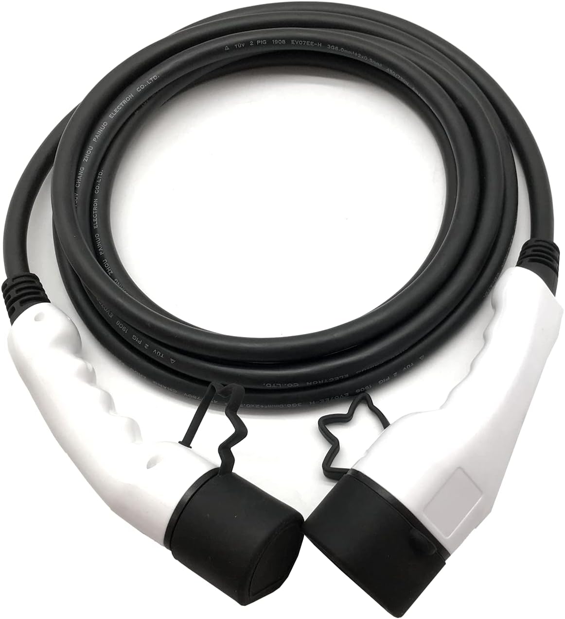 Simply Adjustable 5M 3Pin to Type 1 Electric Vehicle Flexible Charging Cable - Kazoop 