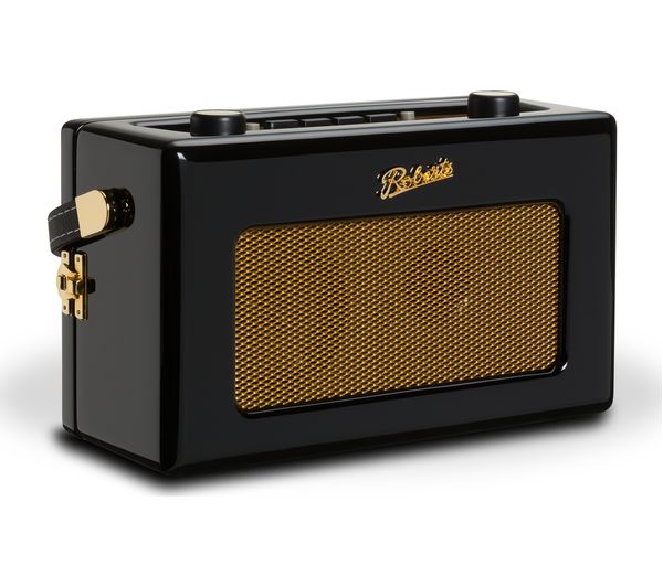 Roberts RD60 Revival FM/DAB/DAB+ Retro Portable Digital Radio - Gloss Black