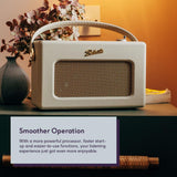 Roberts Revival iStream 3L DAB+/FM Portable BT Smart Radio - Pastel Cream