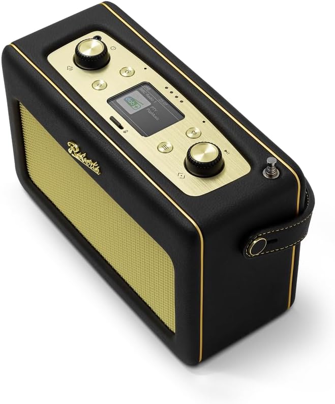 Roberts Revival Icon Smart Alexa Google DAB+/FM Bluetooth Speaker - Black