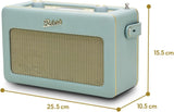 Roberts Revival Icon DAB+/FM/Internet BT Radio Smart Speaker - Duck Egg