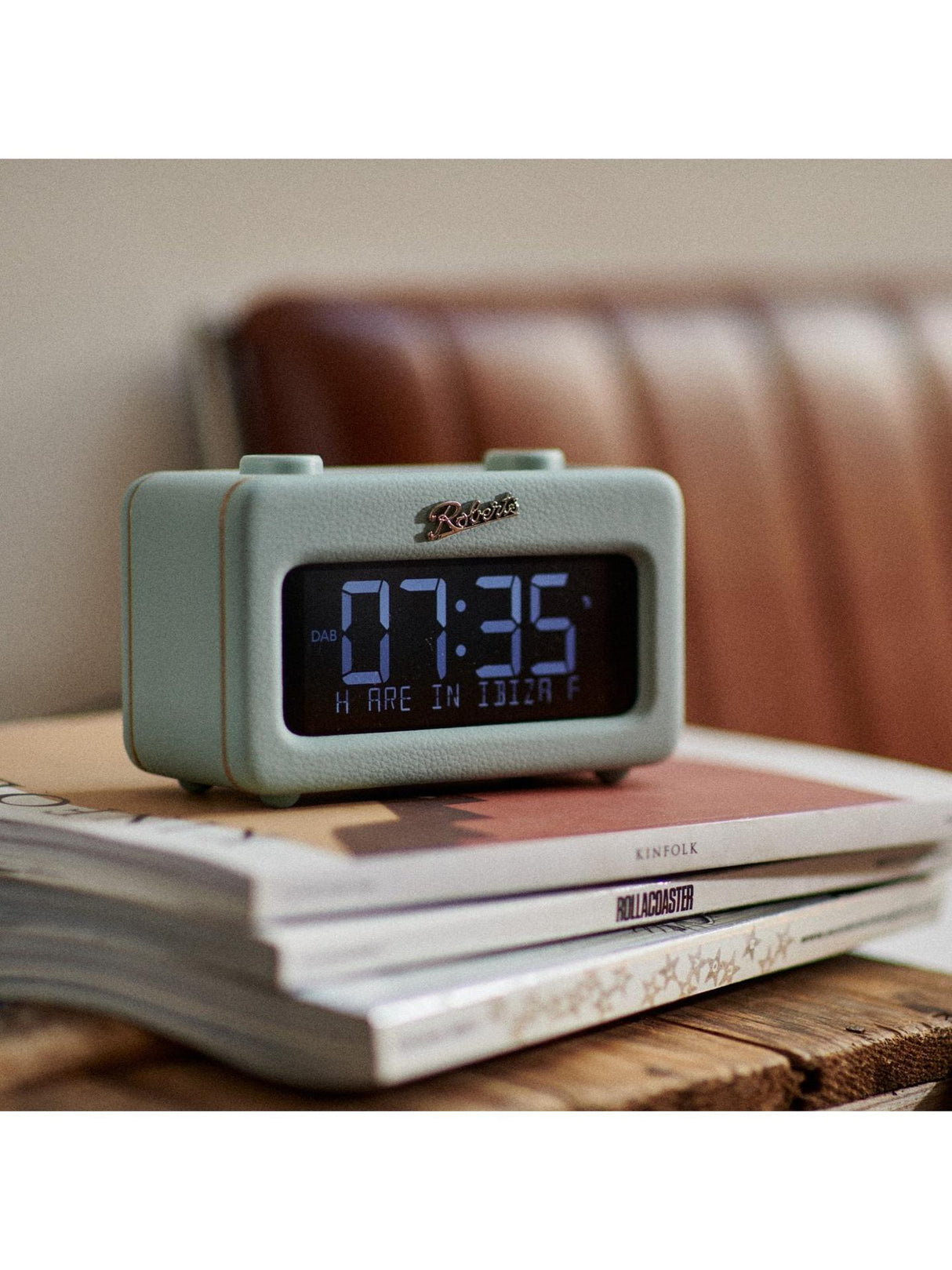 Roberts Revival Rest DAB/DAB+/FM Bluetooth Bedside Clock Radio - Duck Egg