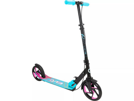 EVO Flexi Pro 200 8+ Years Foldable 2 Big Wheel Kids Scooter - Pink/Blue