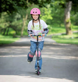EVO Flexi Pro 200 8+ Years Foldable 2 Big Wheel Kids Scooter - Pink/Blue