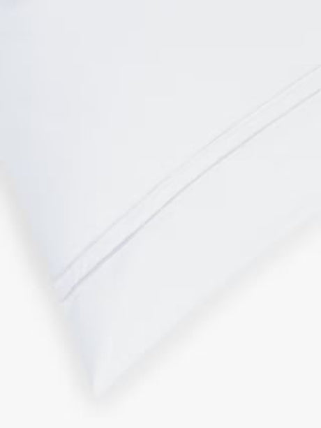 John Lewis 1600 TC Luxury Egyptian Cotton White Duvet Cover - Super King