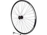 Halfords Bike Parts 700c Disc Brake QR Hybrid Front Wheel - Black Rim