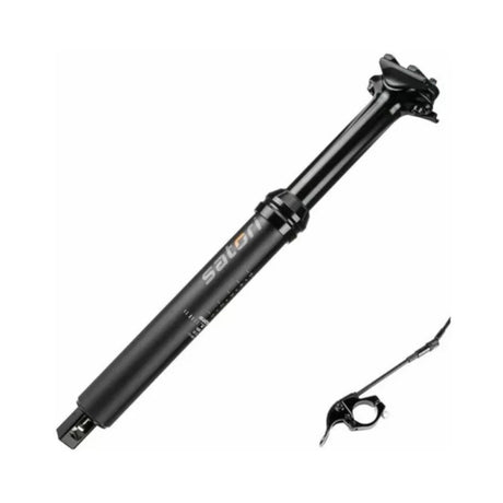 Satori Sorata Pro Dropper Bike Alloy Seatpost 3.1 x 4.8 x 15 cm Drop - Black
