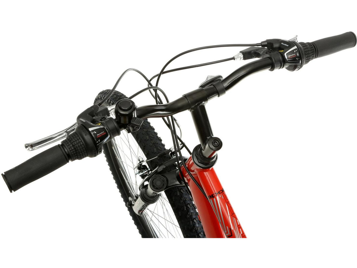 Apollo Phaze Mens 18-Speed Alloy Mountain Bike - 14'' Small Frame - Red