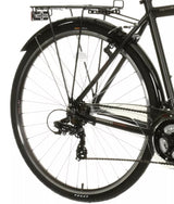 Apollo Belmont Mens 21-Speed 700c Lightweight Hybrid Bike - Black - Large