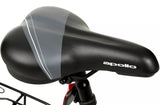 Apollo Belmont Mens 21-Speed 700c Lightweight Hybrid Bike - Black - Large