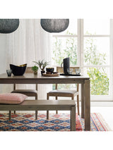 John Lewis Fusion 100% Wool Pile Souk Kelim Rug L240 x W170 - Blue