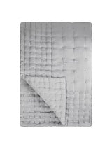 John Lewis Boutique Hotel Silk Quilt Bedspread L260 x W245cm - Grey - Kazoop 