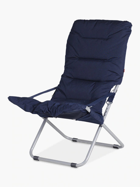 Fiam Fiesta Outdoor Soft Lightweight Folding Armchair - Navy - Kazoop 
