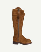 Penelope Chilvers Women's Artisan Long Tassel Suede Boots - Peat - UK 6