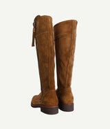 Penelope Chilvers Women's Artisan Long Tassel Suede Boots - Peat - UK 6