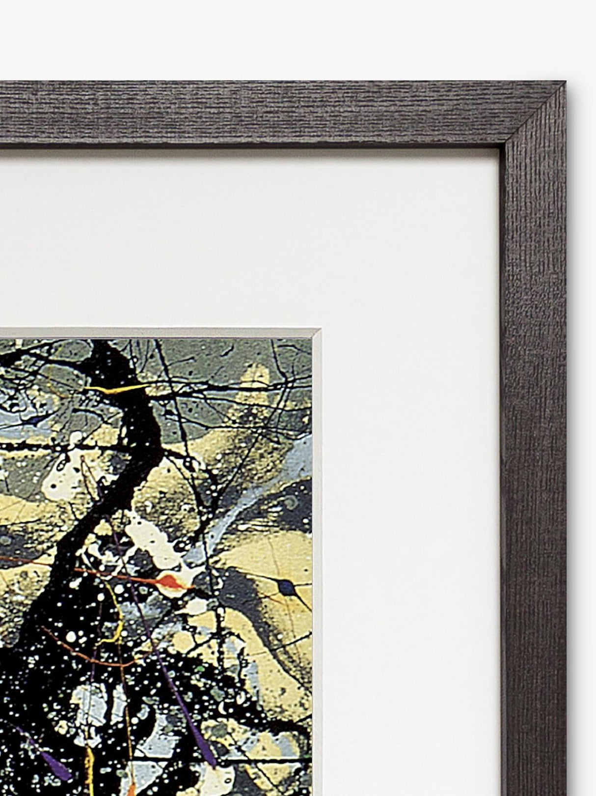 John Lewis Jackson Pollock 'Lucifer' Museum Art Framed Print - 54 x 112cm