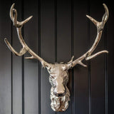 Culinary Concepts Wall Mounted Stag Head H60 x W48 x D25cm - Silver