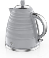 Swan Symphony 1.7L Rapid Boil Cordless Jug Kettle 3000W - Matt & Gloss Grey