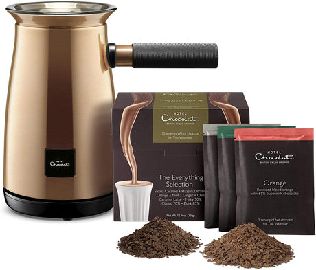 Hotel Chocolat Velvetiser Hot Chocolate Machine 220ml 500W - Copper - Kazoop 