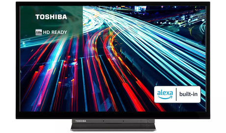 Toshiba 24WK3C63DB HD Ready 24" LED Freeview Smart TV with Alexa - Black - Kazoop 