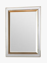 Gallery Direct Phantom Rectangular Frame Wall Mirror 109.5 x 79cm - Gold