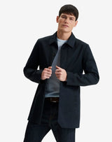 Oliver Sweeney Men's Trescowe Water Repellent Coat - Matt Dark Navy - XL