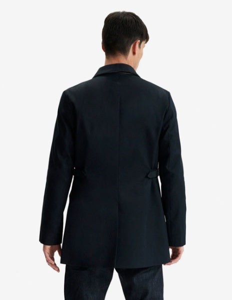 Oliver Sweeney Men's Trescowe Water Repellent Coat - Matt Dark Navy - XL