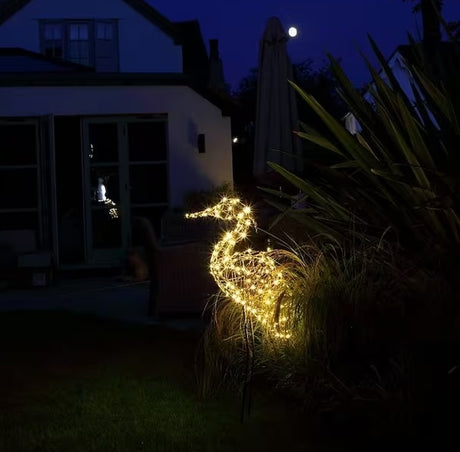 NOMA Wicker Heron Outdoor Garden Patio Decorative LED Light - Warm White