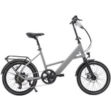 Peddle Go 20'' Wheels 7 Speed Electric Hybrid Bike - One Size - Matte Grey