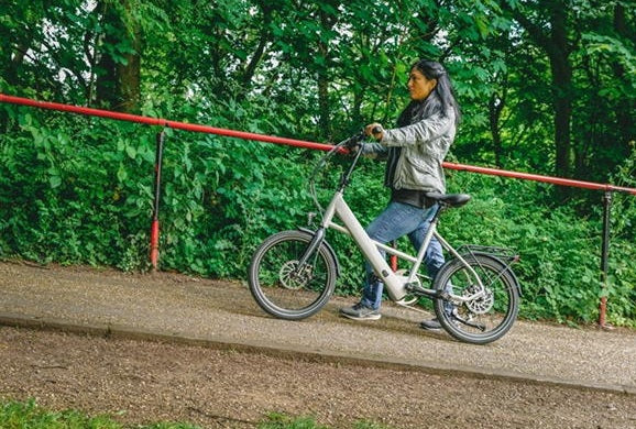 Peddle Go 20'' Wheels 7 Speed Electric Hybrid Bike - One Size - Matte Grey