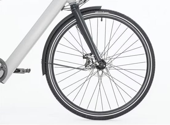 Peddle Ride 250W 7 Speed Hybrid Electric Bike - S Frame 17'' - Matte Grey