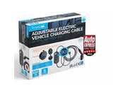 Simply EV Adjustable 3.1kW 8/10/13amp 5M 3Pin to Type 1 Fast Charging Cable - Kazoop 