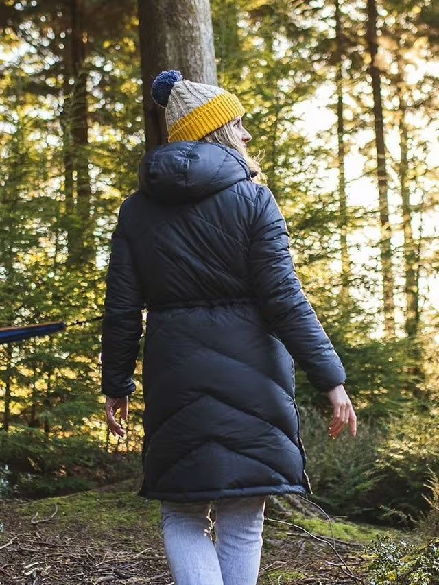 Passenger Women's Kinsey Water Repellent Quilted Coat - Black - Size M