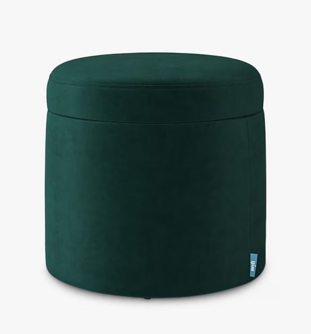 Swyft Model 03 Space Saver Storage Ottoman 43 x 45cm - Velvet Kingfisher