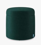 Swyft Model 03 Space Saver Storage Ottoman 43 x 45cm - Velvet Kingfisher