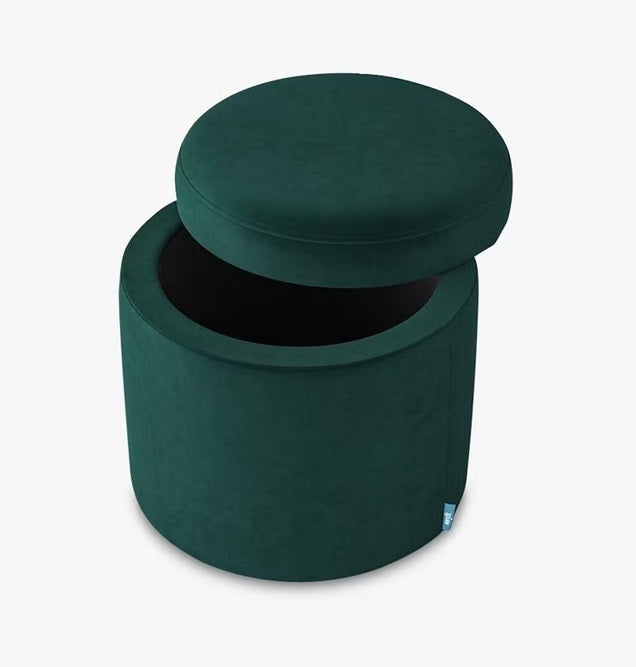 Swyft Model 03 Space Saver Storage Ottoman 43 x 45cm - Velvet Kingfisher