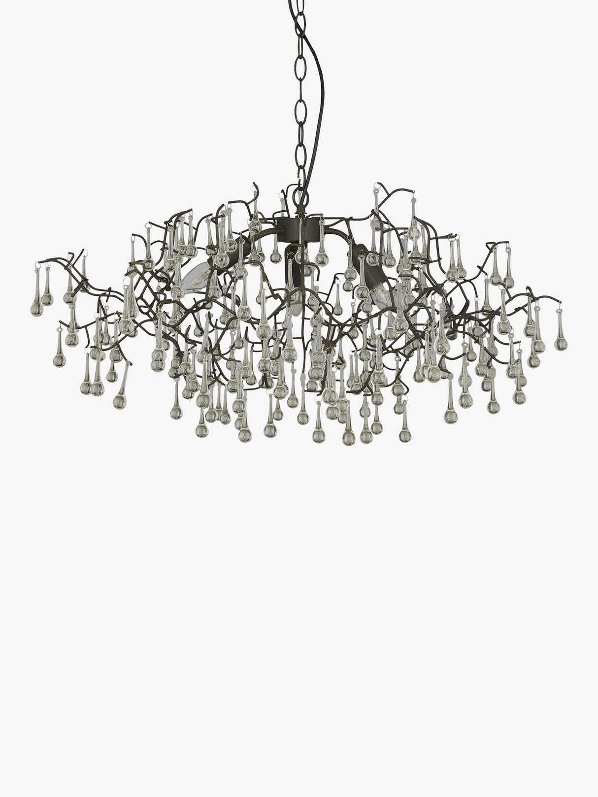 John Lewis Victoria 3 Light Dimmable Pendant Ceiling Light H110 x 75cm Large