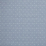 John Lewis Mara Diamond Lined Pencil Pleat Curtains W228 x Drop 182cm - Blue