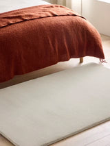 John Lewis Wellington Plain Rectangular Wool Rug L300 x W200cm - Natural