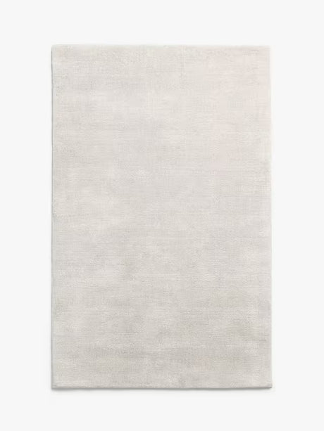 John Lewis Wellington Plain Rectangular Wool Rug L300 x W200cm - Natural