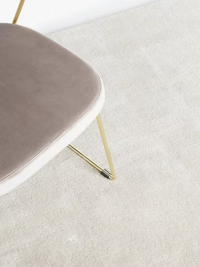 John Lewis Wellington Plain Rectangular Wool Rug L300 x W200cm - Natural