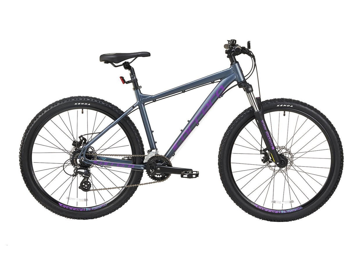 Carrera Vengeance Womens 16-Gears Alloy Mountain Bike - Grey - 16" Medium