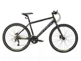 Carrera Subway 2 9-Speed 27.5'' Wheels XL Frame Mens Hybrid Bike - Black