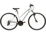 Carrera Crossfire 1 Womens 21 Gears Alloy Hybrid Bike - White Large Frame