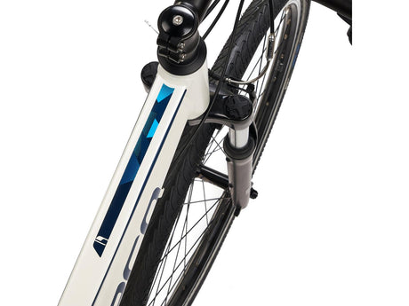 Carrera Crossfire 1 Womens 21 Gears Alloy Hybrid Bike - White Large Frame