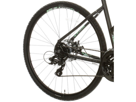 Carrera Crossfire 2 Womens 24 Gears Alloy Hybrid Bike - Black Small Frame