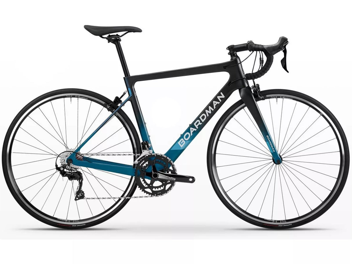 Boardman SLR 8.9 105 Womens 22-Speed Carbon Road Bike - Black/Blue - X Small